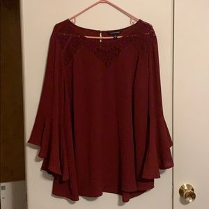 Isebella Lace Front Blouse